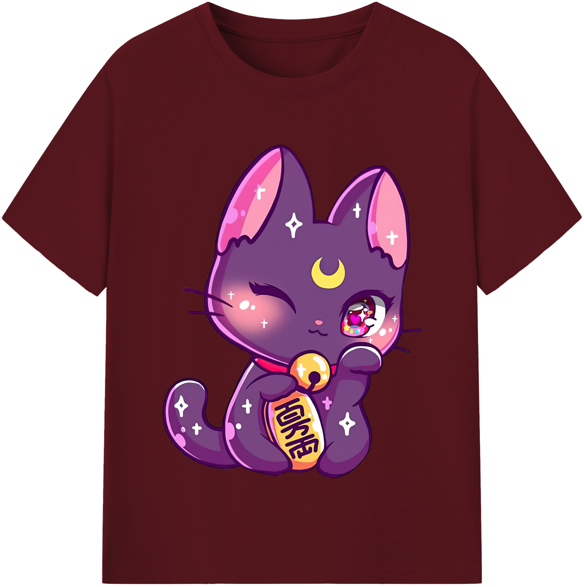 （画像用） 美少女戦士セーラームーン Sailor Moon 綿100％半袖Tシャツ（フロントプリント）